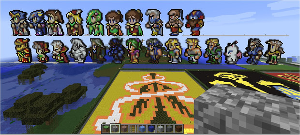 Ff6 Minecraft メンバー集合 よしかげ さんのイラスト ニコニコ静画 イラスト