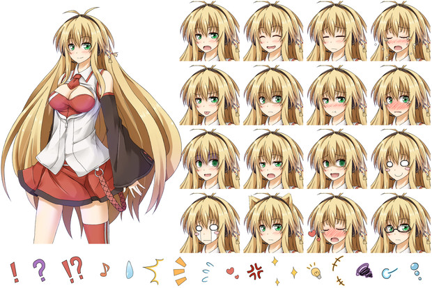弦巻マキ立ち絵素材 表情装飾差分 ふらすこ さんのイラスト ニコニコ静画 イラスト