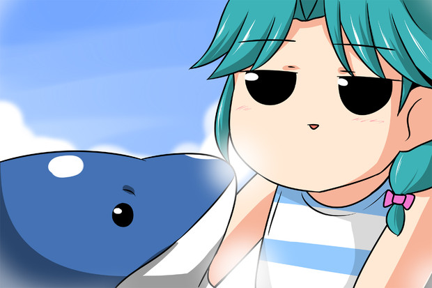 イルカと美少女 アービン 健全部部長 さんのイラスト ニコニコ静画 イラスト
