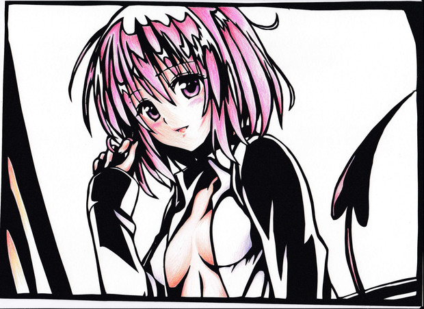 モモ べリア デビルーク 切り塗り絵 切り塗り絵 さんのイラスト ニコニコ静画 イラスト