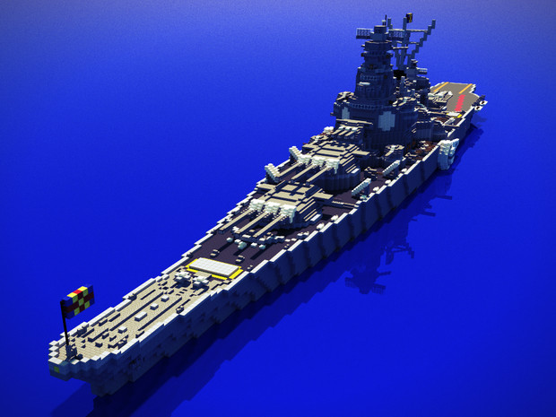 【Minecraft】新造戦艦