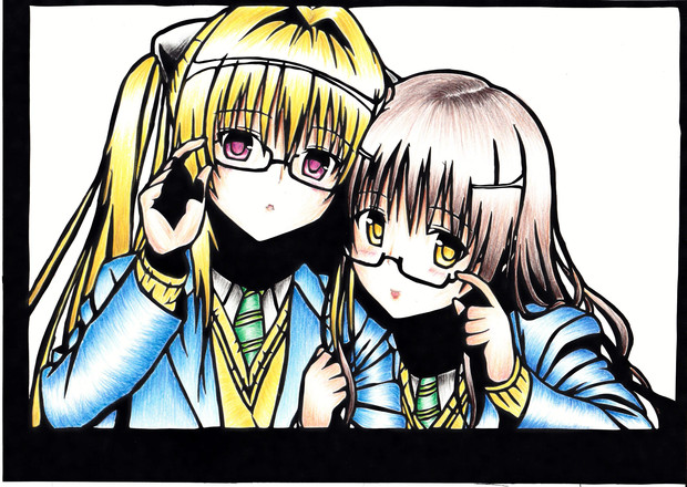 金色の闇 結城美柑 切り塗り絵 切り塗り絵 さんのイラスト ニコニコ静画 イラスト