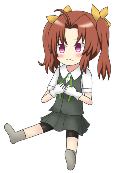 胸リボンを結ぶのに手間取るちび陽炎ちゃん エトワール さんのイラスト ニコニコ静画 イラスト