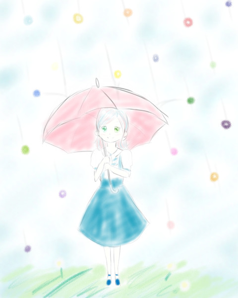 雨と私と飴と なのん さんのイラスト ニコニコ静画 イラスト