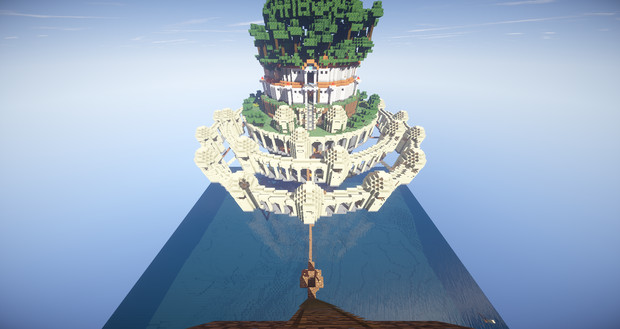Minecraft 天空の城その２ みくみく さんのイラスト ニコニコ静画 イラスト