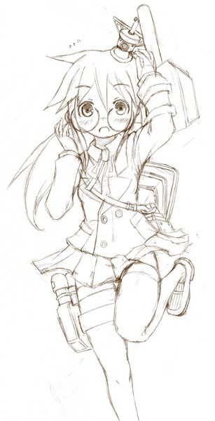楽描き 駆逐艦山口如月 ななしなのっぽ さんのイラスト ニコニコ静画 イラスト
