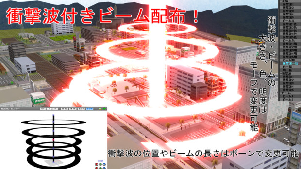 Mmdエフェクトモデル配布 衝撃波付きビーム配布 潮井イタチ さんのイラスト ニコニコ静画 イラスト