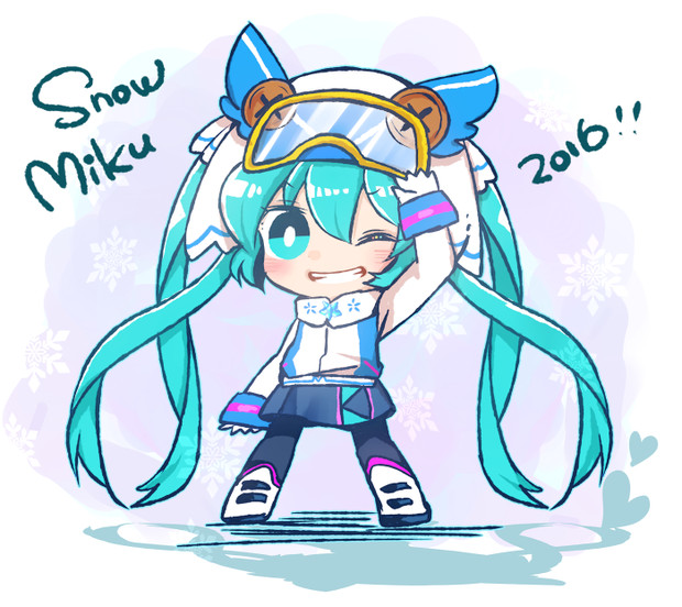 雪ミク2016 ニコニコ静画 イラスト