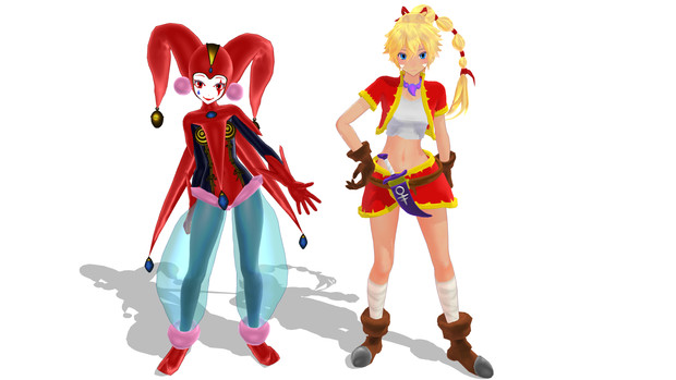 Mmd ヒロイン比較 クロノ クロス Adamaki さんのイラスト ニコニコ静画 イラスト