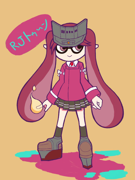 独特なシルエットのイカちゃん Mikoko さんのイラスト ニコニコ静画 イラスト