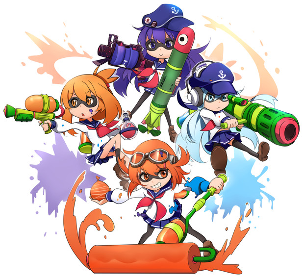スプラトゥーンごっこ いど さんのイラスト ニコニコ静画 イラスト