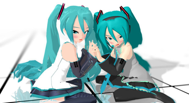 慣れた笑顔と慣れない笑顔 ハルハルp さんのイラスト ニコニコ静画 イラスト