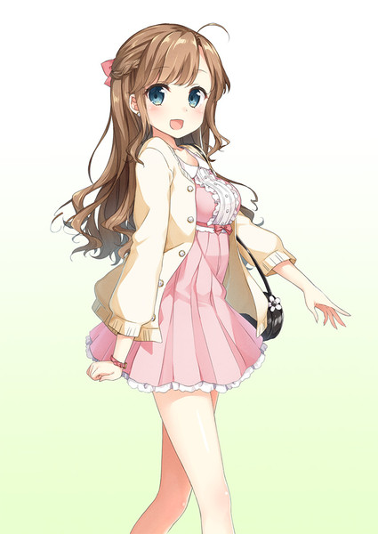 ハーフアップ ニコニコ静画 イラスト