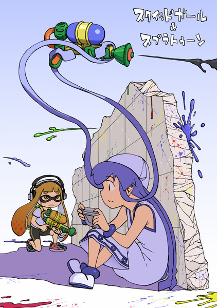 イカ娘 In スプラトゥーン じぃと さんのイラスト ニコニコ静画 イラスト