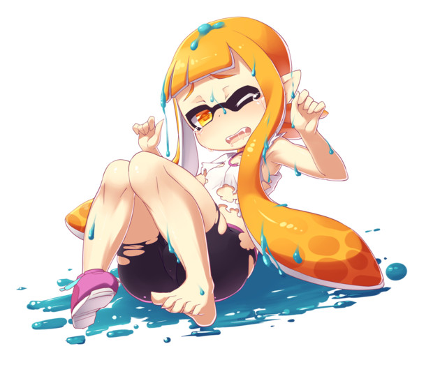 イカされたガール素材 Blueberry さんのイラスト ニコニコ静画 イラスト