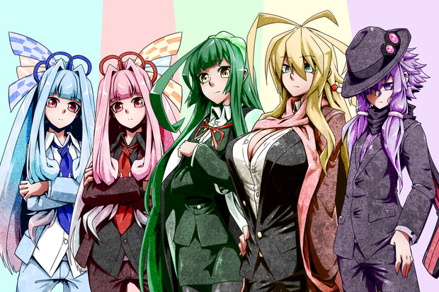 スーツのボイスロイドの立ち絵描いた 遊烏氣 さんのイラスト ニコニコ静画 イラスト