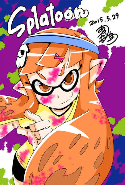 イカガールかわうぃぃ 綾枷ちよこ さんのイラスト ニコニコ静画 イラスト