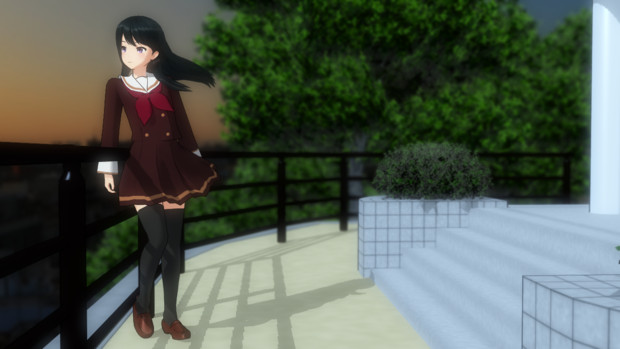 Mmd たそがれる高坂さん Gaj さんのイラスト ニコニコ静画 イラスト