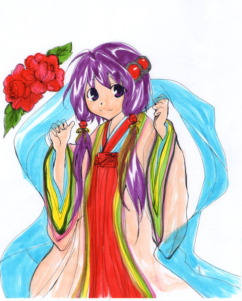 十二単風 ゆかりさん 彩 エリー さんのイラスト ニコニコ静画 イラスト