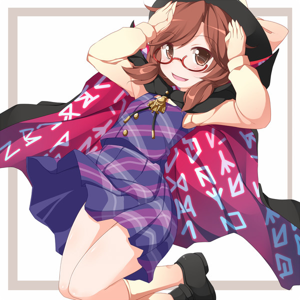 二次元　眼鏡　美少女 宇佐見(ミ)菫子 - ニコニコ静画(イラスト)
