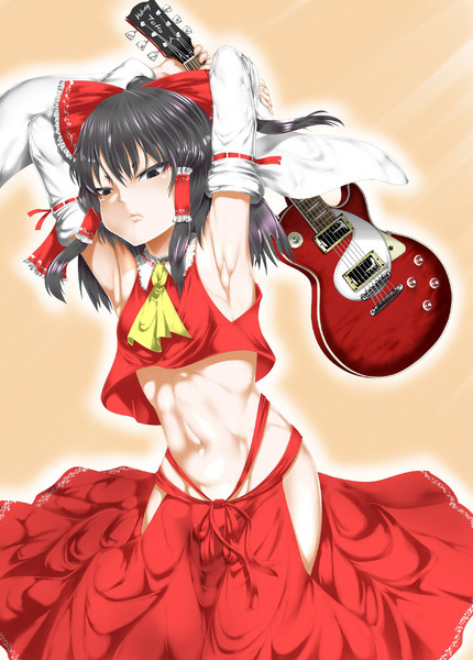 ロックンロール霊夢さん くらのすけ さんのイラスト ニコニコ静画 イラスト
