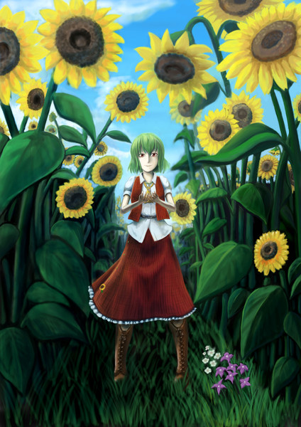 修行中 風見さんとひまわり描いてみた かどなむ さんのイラスト ニコニコ静画 イラスト