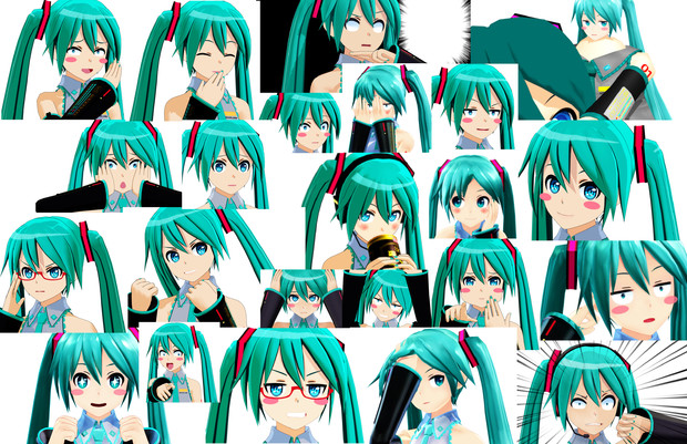 コロンちゃん表情詰め合わせ