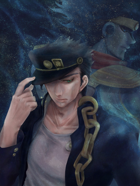 承太郎さん 眼鏡 正義 Iban さんのイラスト ニコニコ静画 イラスト