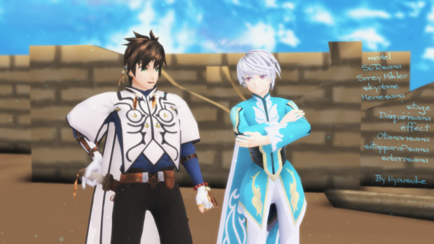 戦闘勝利後っぽい スレイ ミクリオ 恭之 さんのイラスト ニコニコ静画 イラスト