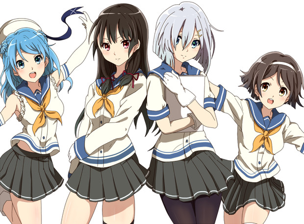 浦風 磯風 浜風 谷風 響け ユーフォニアムパロ Nemunoki さんのイラスト ニコニコ静画 イラスト