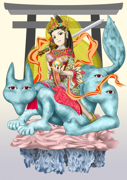 荼枳尼天 / kamS さんのイラスト - ニコニコ静画(イラスト)