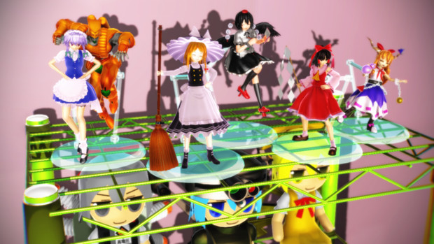 第一回 東方figma棚 俺嫁フィギュア選手権 白ウナギ さんのイラスト ニコニコ静画 イラスト