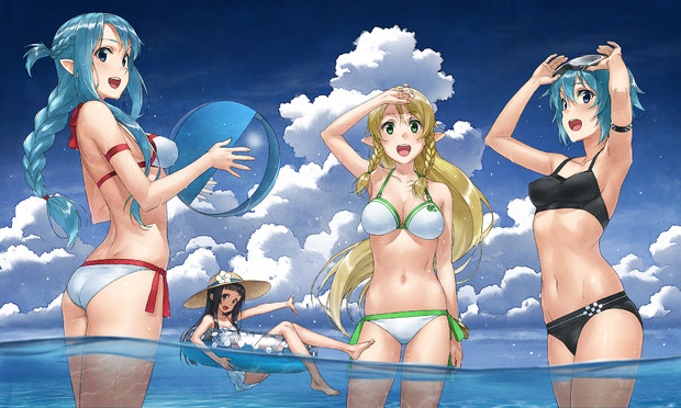 Saoの水着その2 Tmura さんのイラスト ニコニコ静画 イラスト