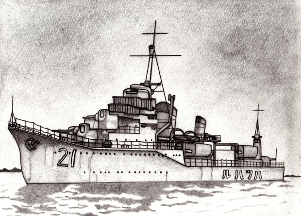 駆逐艦初春 1933