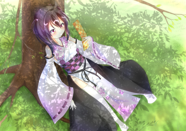 木陰で休憩 かとーゆう さんのイラスト ニコニコ静画 イラスト
