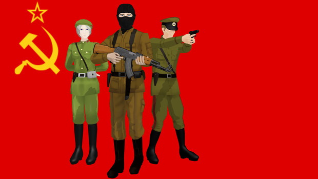 Mmdモデル配布あり モブ極秘ソ連軍1970パック T 253 さんのイラスト ニコニコ静画 イラスト