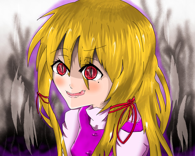 舌なめずりする諏訪子 オトシン さんのイラスト ニコニコ静画 イラスト