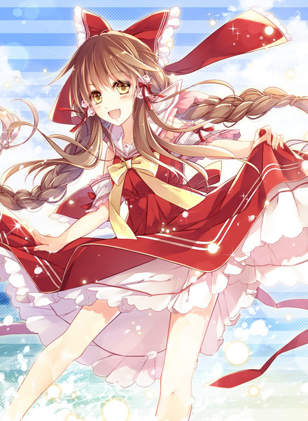 セーラーワンピ霊夢さん 望月しいな さんのイラスト ニコニコ静画 イラスト