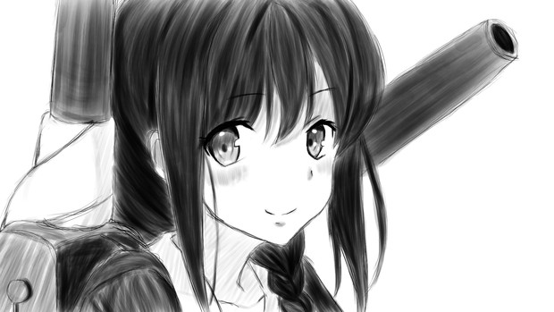 模写 時雨 ペンタブ 仁屋武たま さんのイラスト ニコニコ静画 イラスト