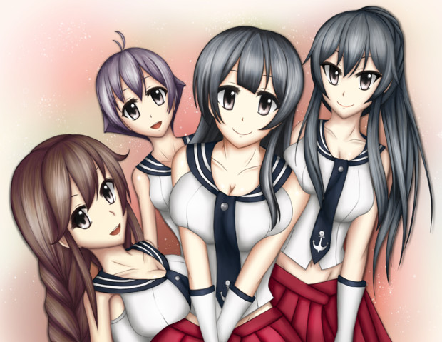 阿賀野型全員集合 Sian さんのイラスト ニコニコ静画 イラスト