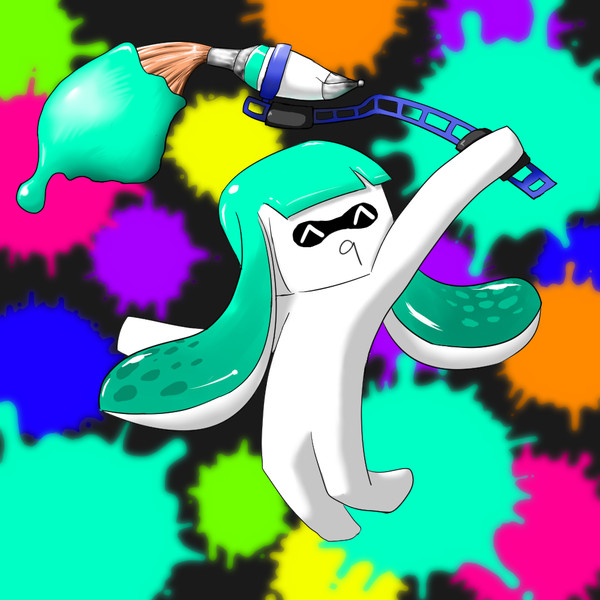 スプラトゥーン始めました Q たにお さんのイラスト ニコニコ静画 イラスト