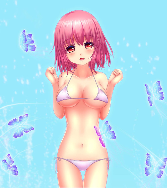 水着幽々子様かわいい 少年 さんのイラスト ニコニコ静画 イラスト