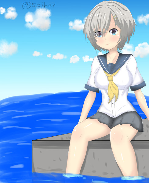 防波堤の浜風 Seiber さんのイラスト ニコニコ静画 イラスト