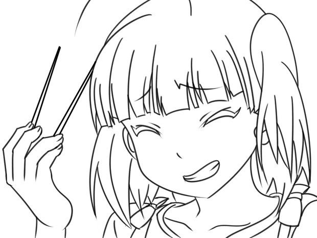 きりんの線画 ブービックキューブ さんのイラスト ニコニコ静画 イラスト