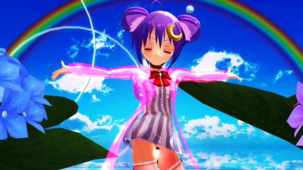 Mmd レインコートを着てトゥインクルの高画質 版 Foxfire さんのイラスト ニコニコ静画 イラスト