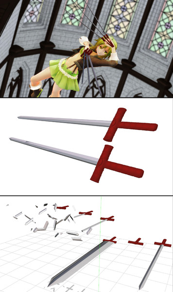 Mmdモデル配布 代行者の武器 ライカ さんのイラスト ニコニコ静画 イラスト