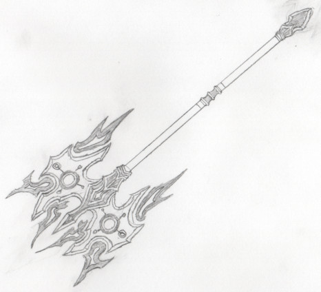 自作中二武器 紅蓮斧アグニ Lineheart さんのイラスト ニコニコ静画 イラスト
