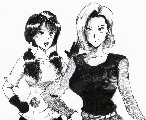 ビーデル 18号 ドラゴンボールz 鬼門流 さんのイラスト ニコニコ静画 イラスト