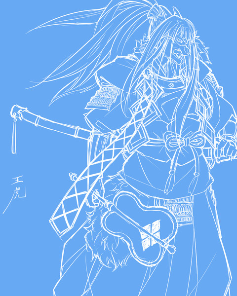 戦国炎舞 ｋｉｚｕｎａ より 王虎 武田信玄 のつもり 青蜘蛛 さんのイラスト ニコニコ静画 イラスト