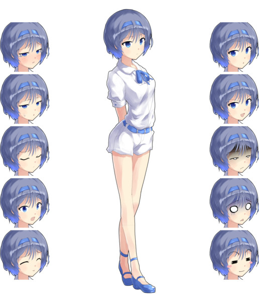 すずきつづみ立ち絵 表情差分 はるか さんのイラスト ニコニコ静画 イラスト